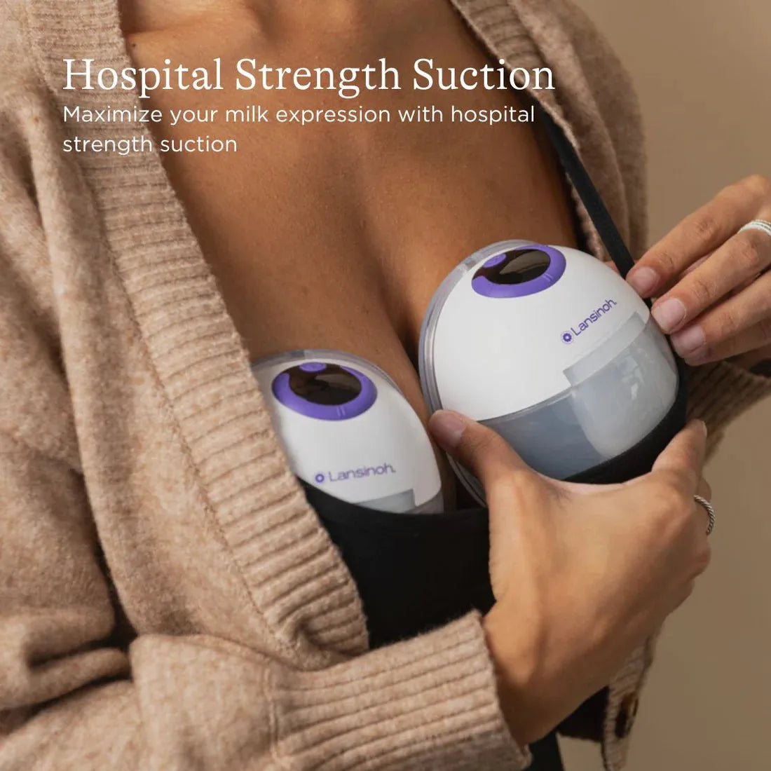 Lansinoh - DiscreetDuo Wearable Breast Pump - GOLDFARMACI