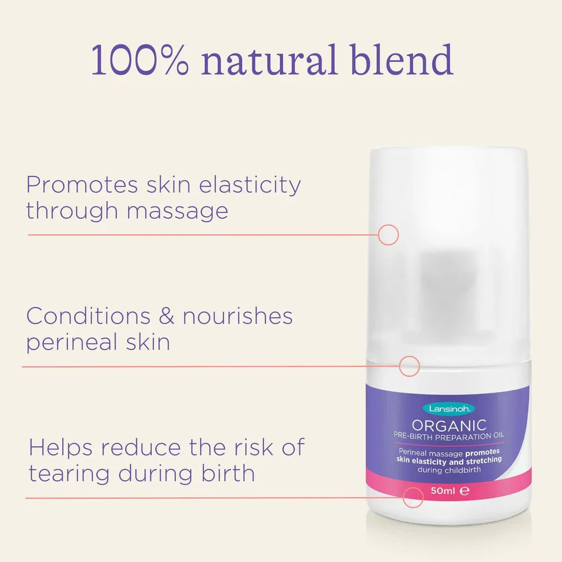 Lansinoh - Organic Pre-Birth Preparation Oil - GOLDFARMACI