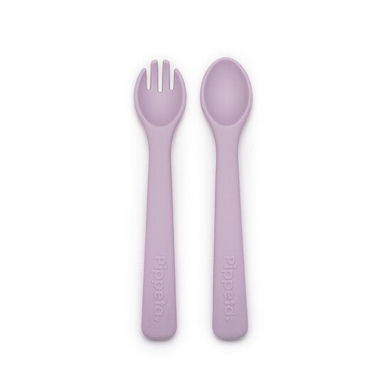 Pippeta Silicone Spoon & Fork Set