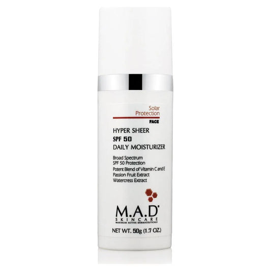 M.A.D - Sun Protection - Hypersheer SPF50 Daily Moisturizer - GOLDFARMACI