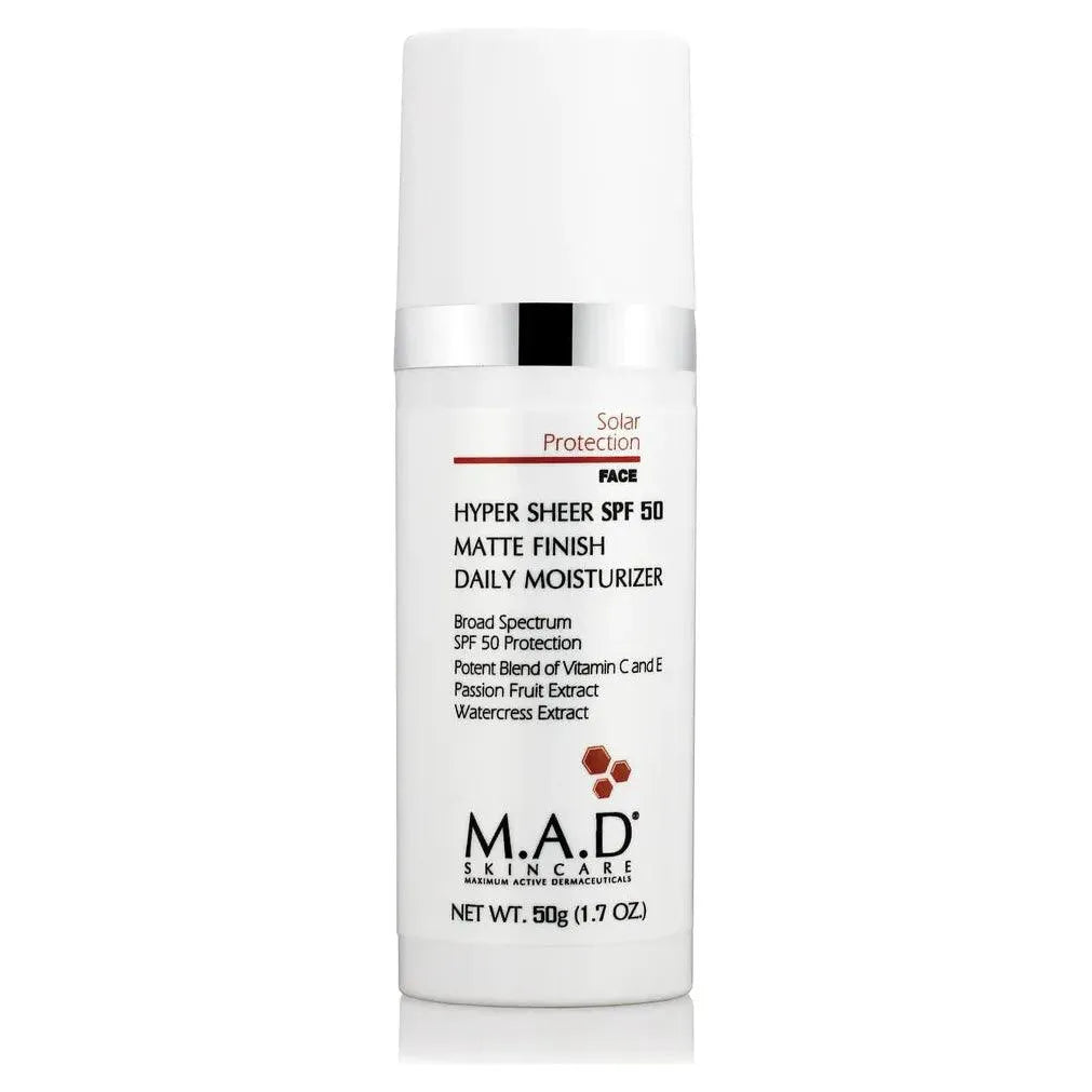 M.A.D - Sun Protection - Hypersheer SPF50 Matte Finish Daily Moisturizer - GOLDFARMACI