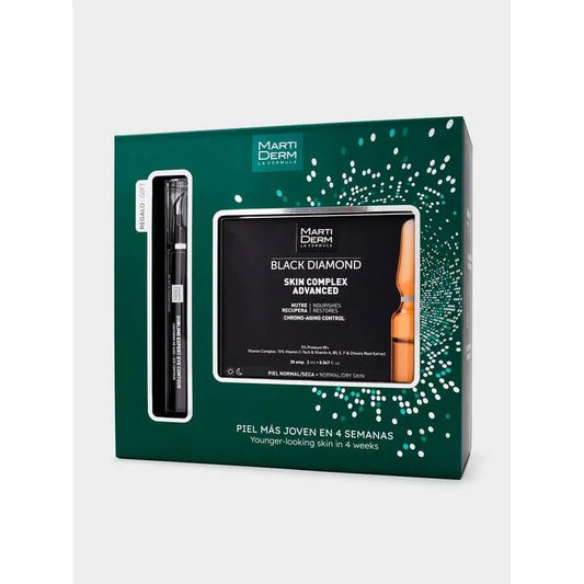 MartiDerm - Christmas Set - Black Diamond Skin Complex Advanced - GOLDFARMACI