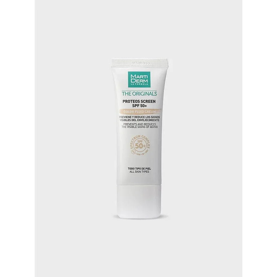 MartiDerm - Proteos Screen SPF 50+ Color Fluid Cream - GOLDFARMACI