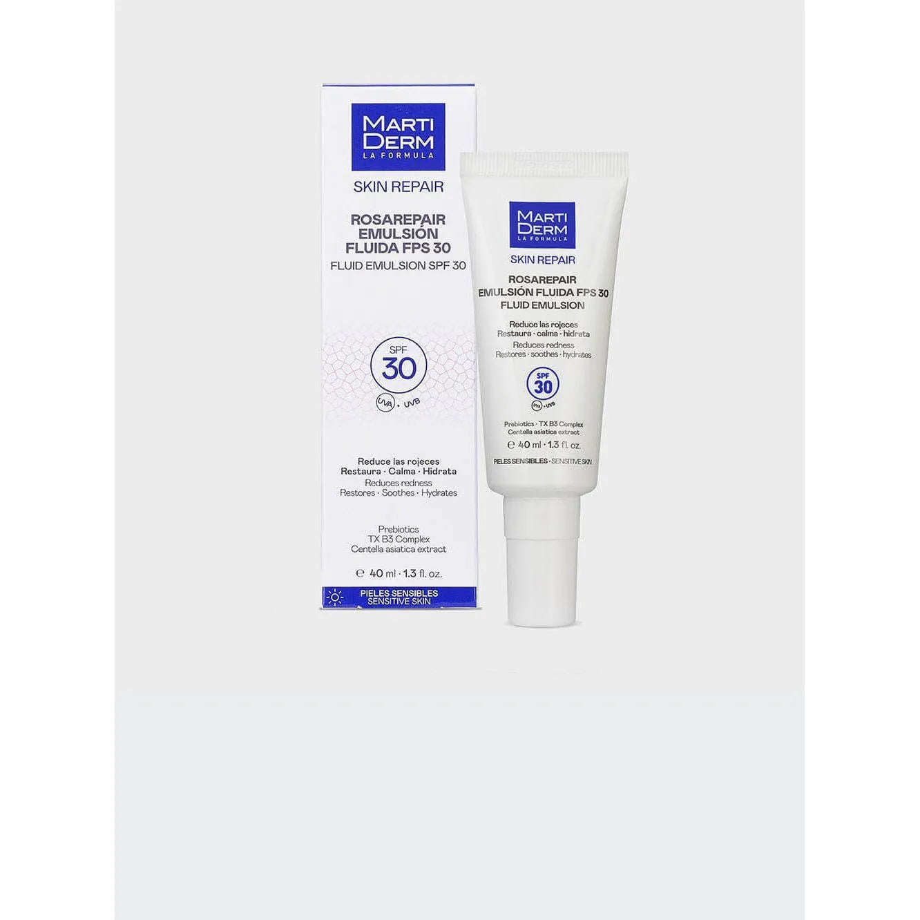 MartiDerm - Rosarepair Fluid Emulsion SPF30 - GOLDFARMACI