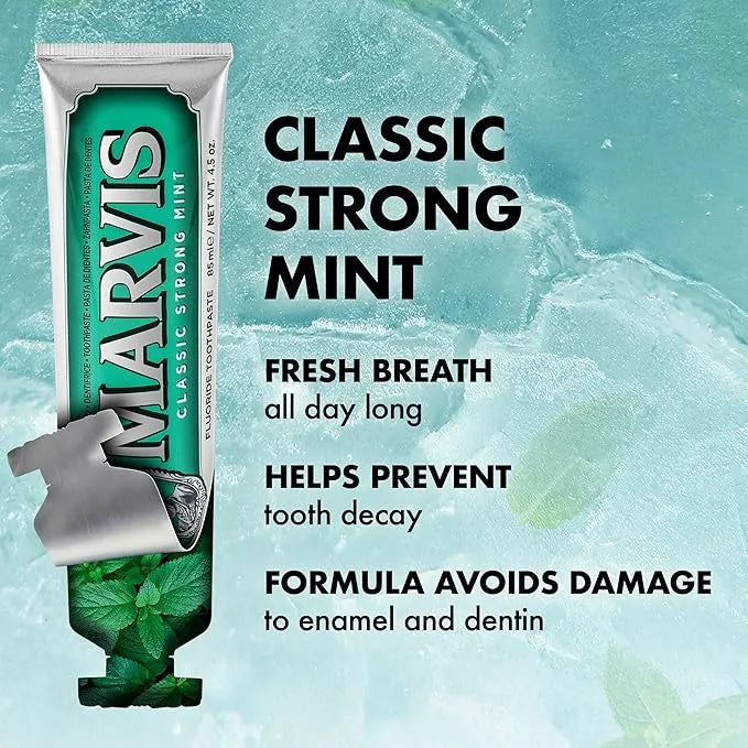 Marvis - Classic Strong Mint Toothpaste - GOLDFARMACI