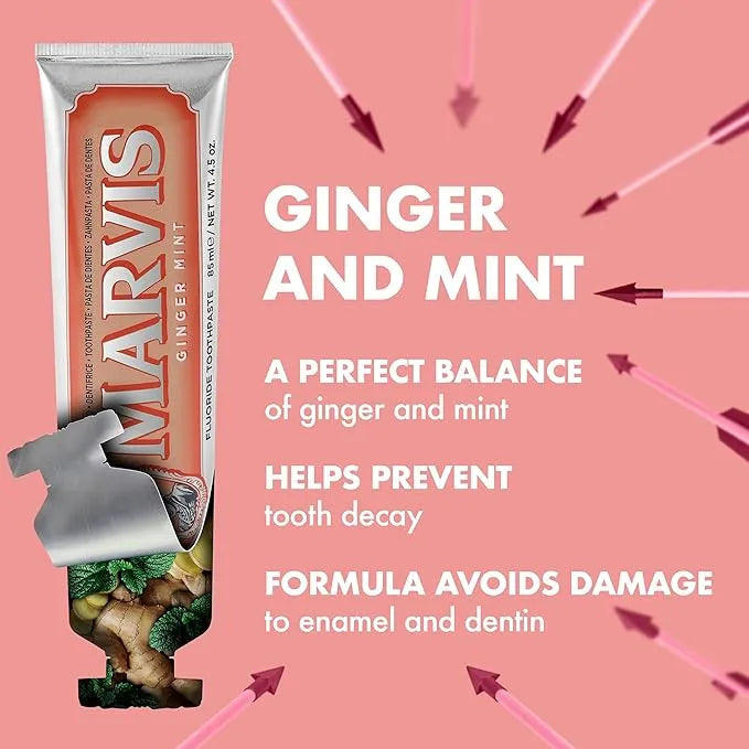Marvis - Ginger Mint Toothpaste - GOLDFARMACI
