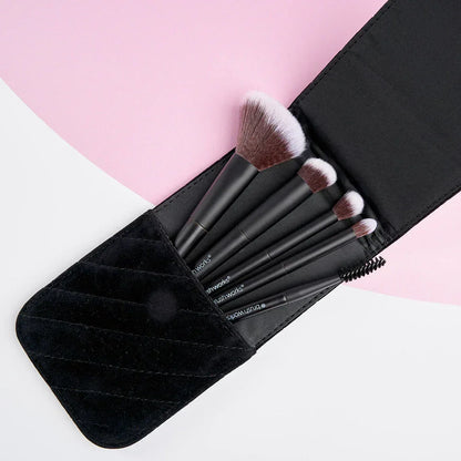  Mini Travel Face And Eye Brush Set