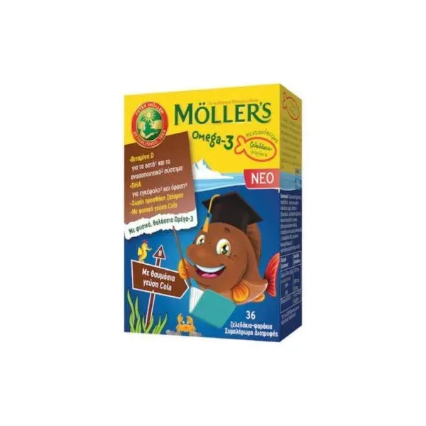 Möller’s - Omega-3 Jelly Fish Cola - GOLDFARMACI