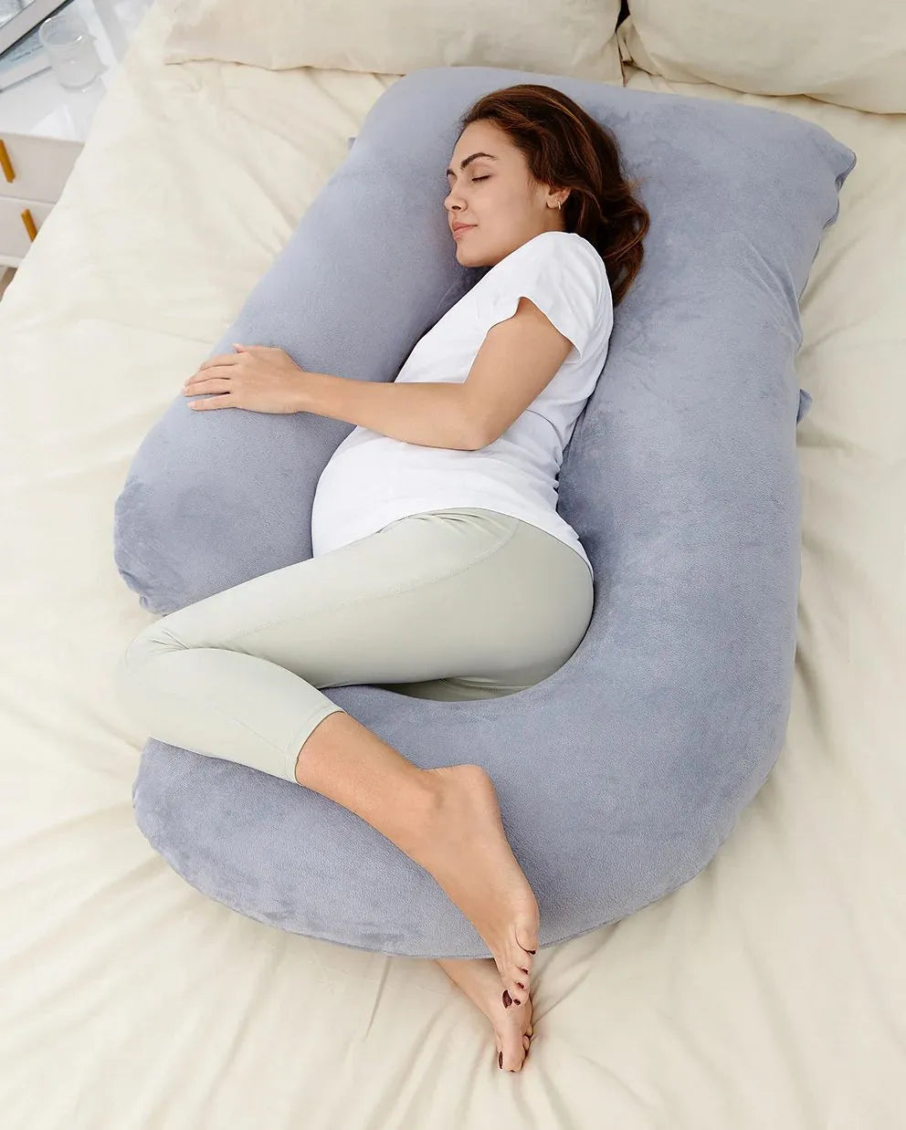 Momcozy - U-Shaped Maternity Body Pillow