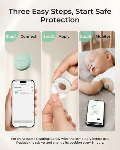 Momcozy - Smart Baby Thermometer & Real-Time App Monitoring