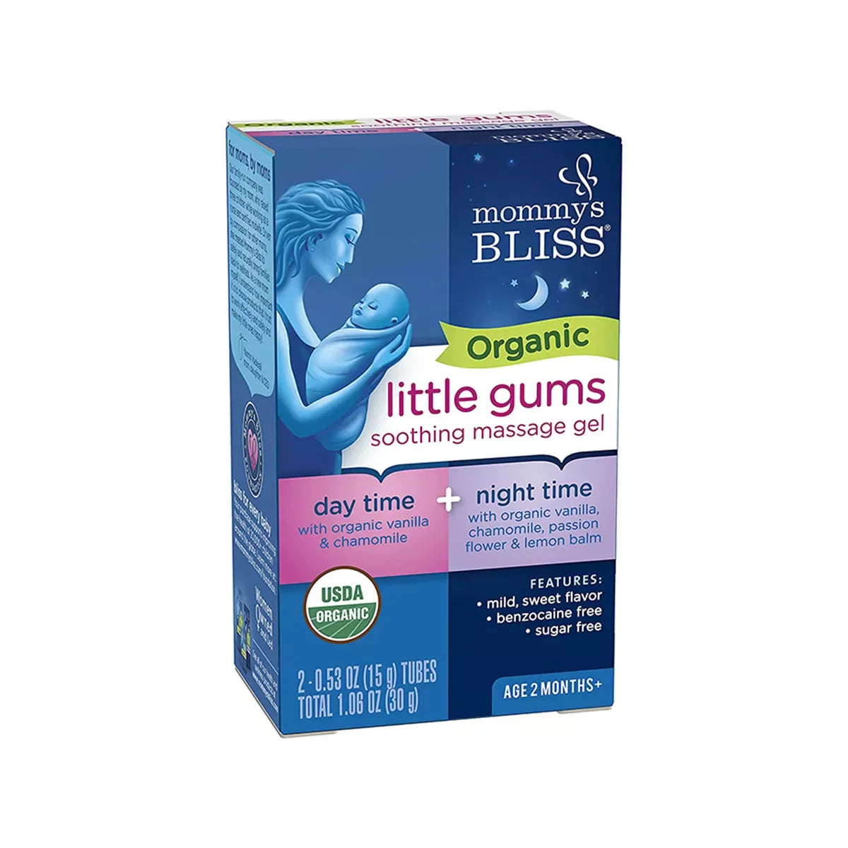 Mommy's Bliss - Little Gums Soothing Massage Gel (Day & Night Combo) - GOLDFARMACI