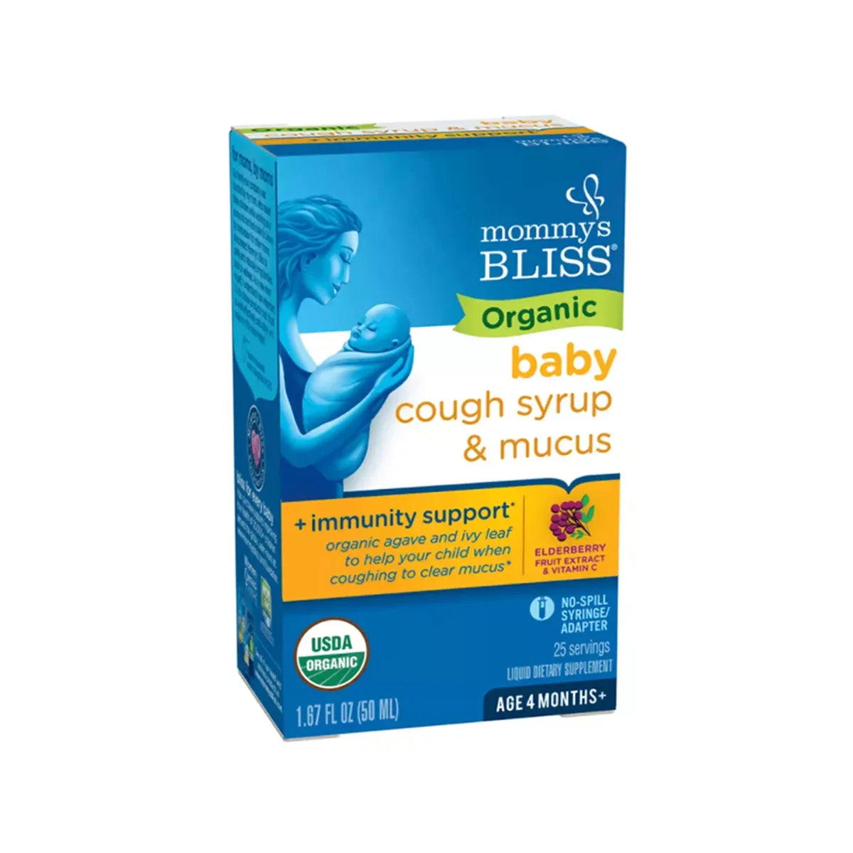 Mommy's Bliss - Organic Baby Cough Syrup + Immunity Support 4m+ - GOLDFARMACI