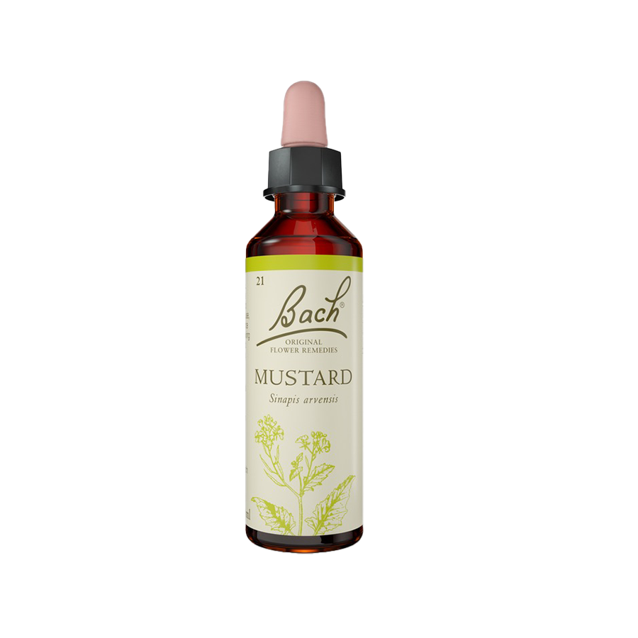 Mustard Bach Original Flower Remedy, 20 ml bottle