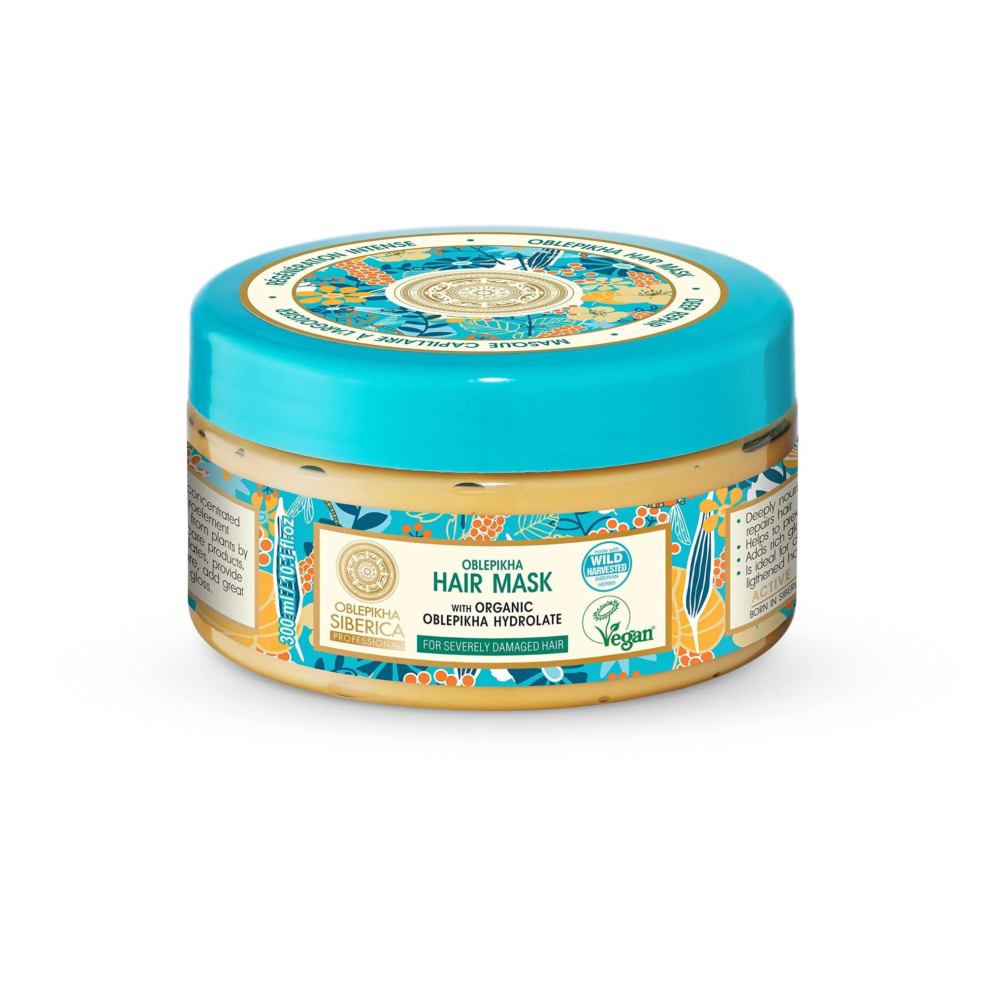 Natura Siberica - Oblepikha mask for severely damaged hair, Deep repair - GOLDFARMACI