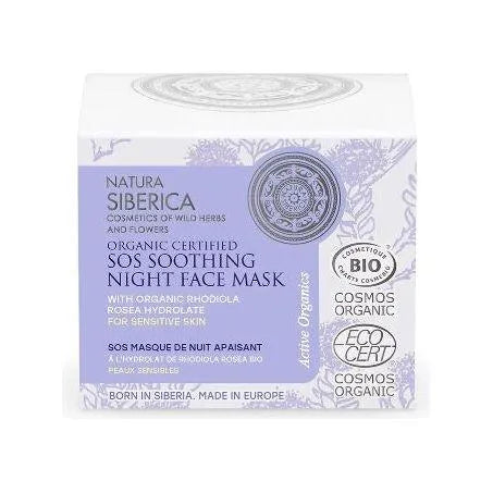 Natura Siberica - SOS Soothing Night Face Mask for sensitive skin - GOLDFARMACI