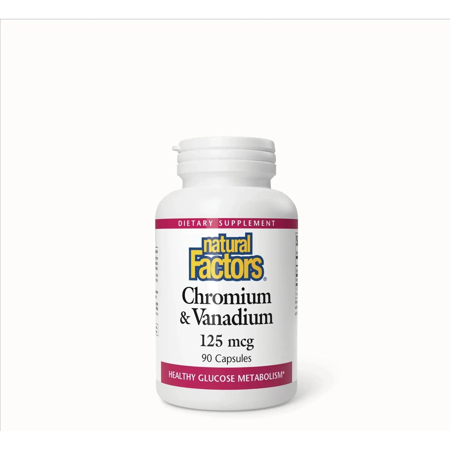 Natural Factors - Chromium & Vanadium 125 mcg - GOLDFARMACI