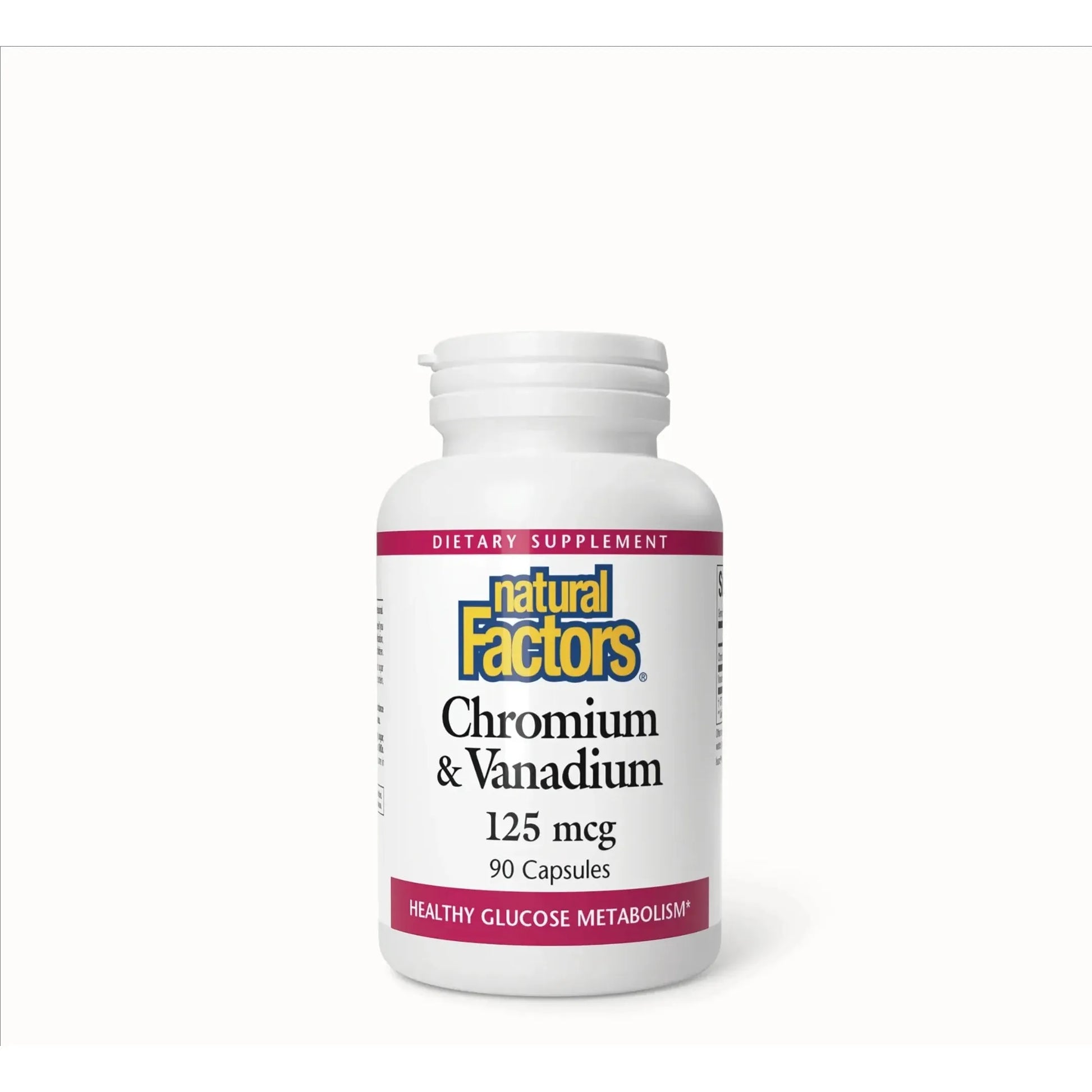 Natural Factors - Chromium & Vanadium 125 mcg - GOLDFARMACI