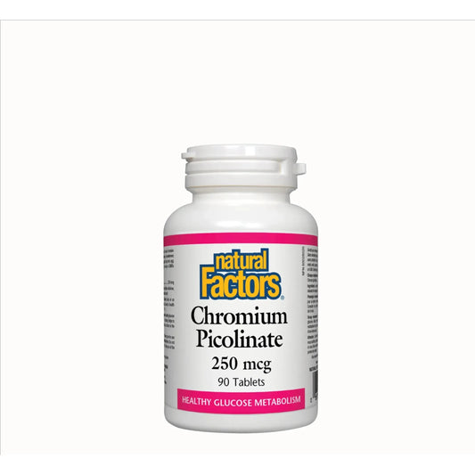 Natural Factors - Chromium Picolinate 250 mcg - GOLDFARMACI
