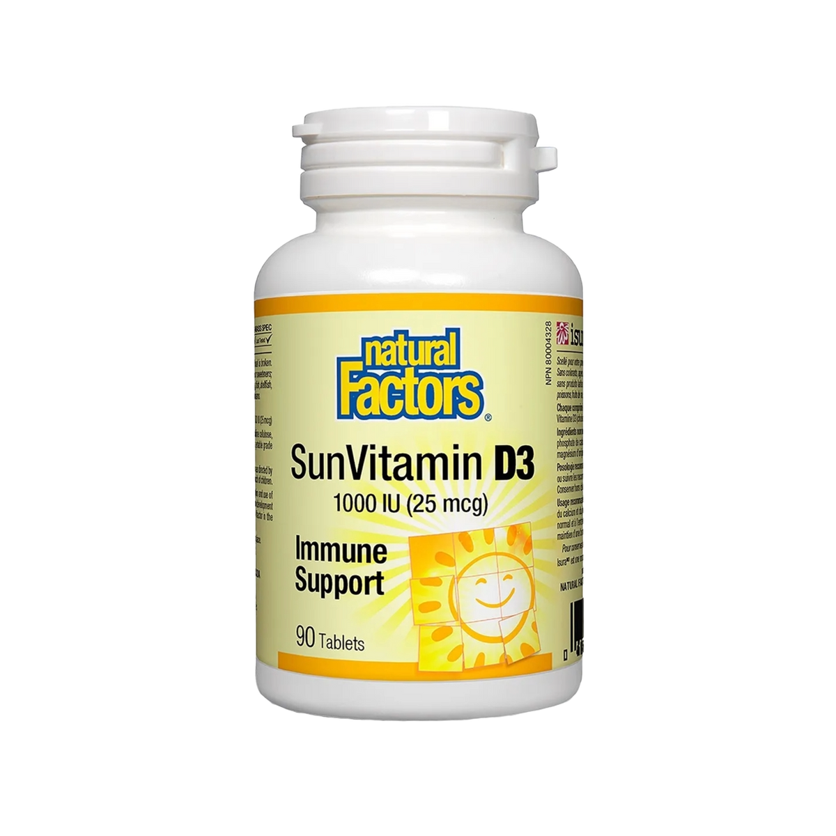 Natural Factors SunVitamin D3 1000 IU 90 Tablets