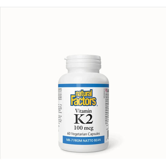 Natural Factors - Vitamin K2 100mcg - GOLDFARMACI