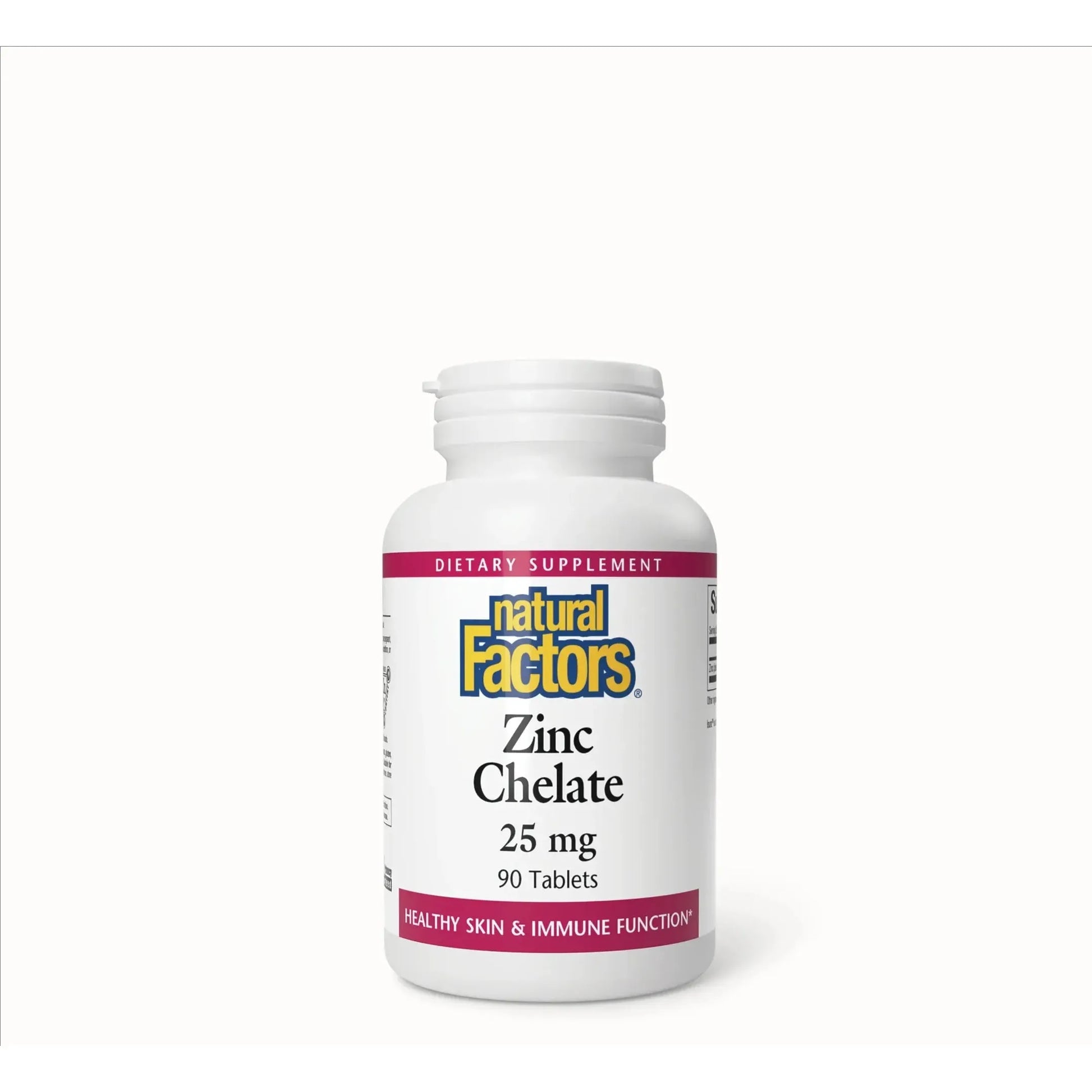 Natural Factors - Zinc Chelate 25mg, 90tab - GOLDFARMACI