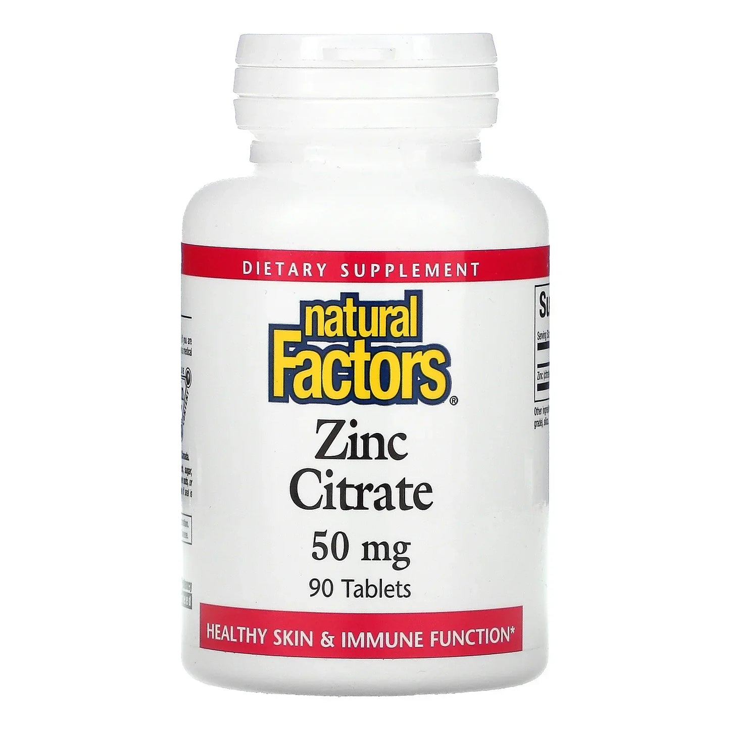 Natural Factors - Zinc Citrate 50mg