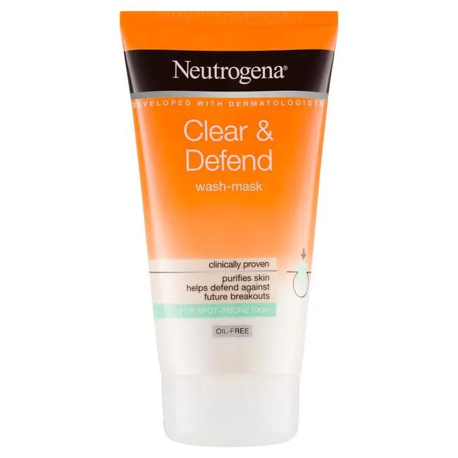 Neutrogena - Clear & Defend Wash Mask - GOLDFARMACI
