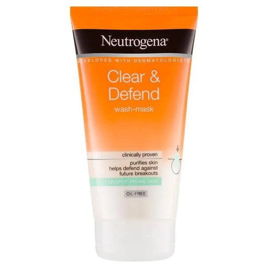 Neutrogena - Clear & Defend Wash Mask - GOLDFARMACI