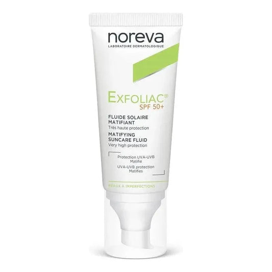 Noreva - Exfoliac Matifying Suncare Fluid SPF50+ - GOLDFARMACI