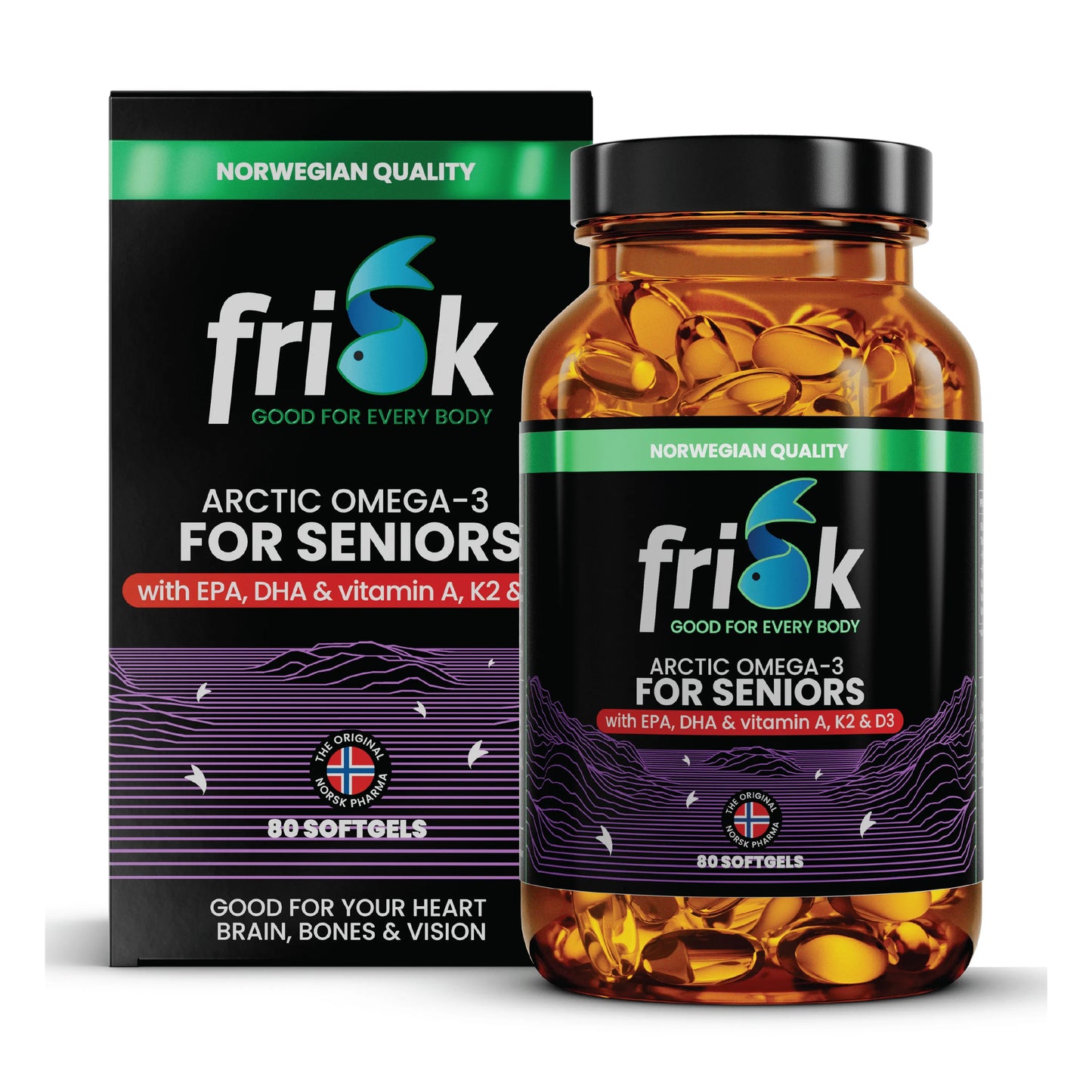 Frisk - Arctic Omega-3 for Seniors - GOLDFARMACI