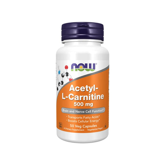 Now - Acetyl L-Carnitine 500 mg