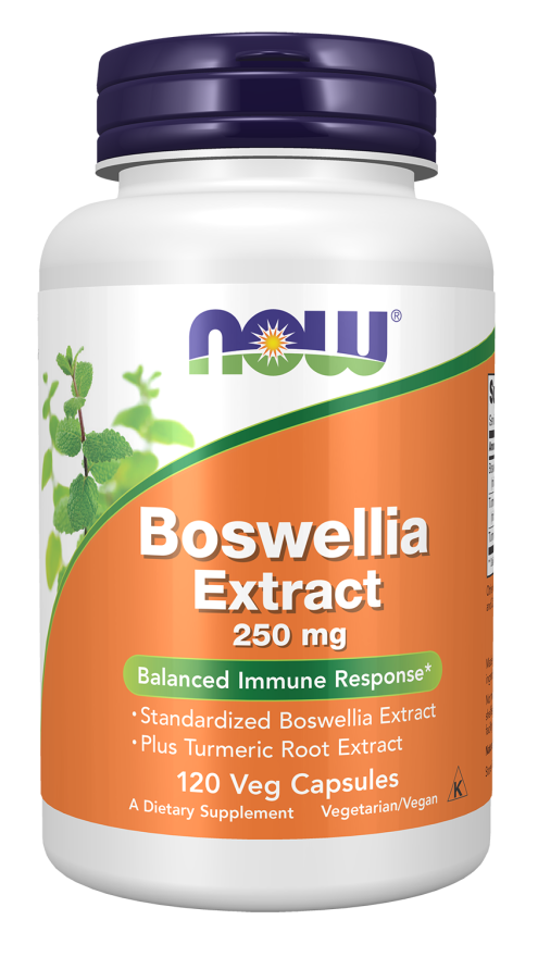 NOW Boswellia Extract 250 mg 120 Veg Capsules