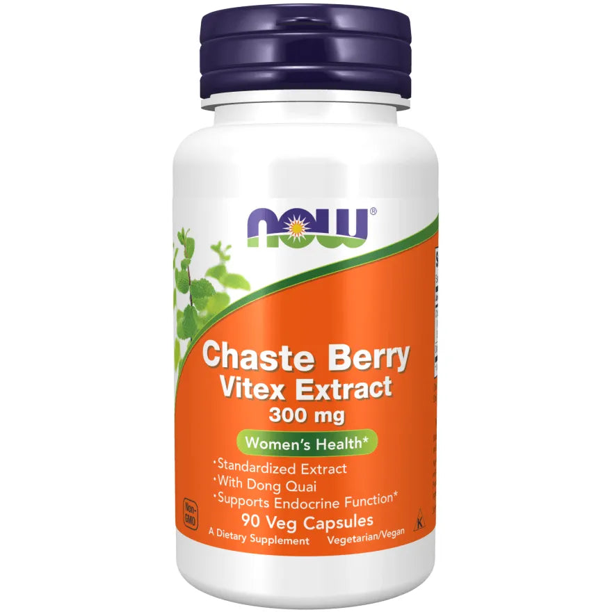 Now - Chaste Berry Vitex Extract 300 mg - GOLDFARMACI
