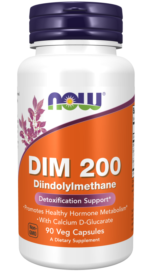 NOW DIM 200 with Calcium D-Glucarate 90 Veg Capsules