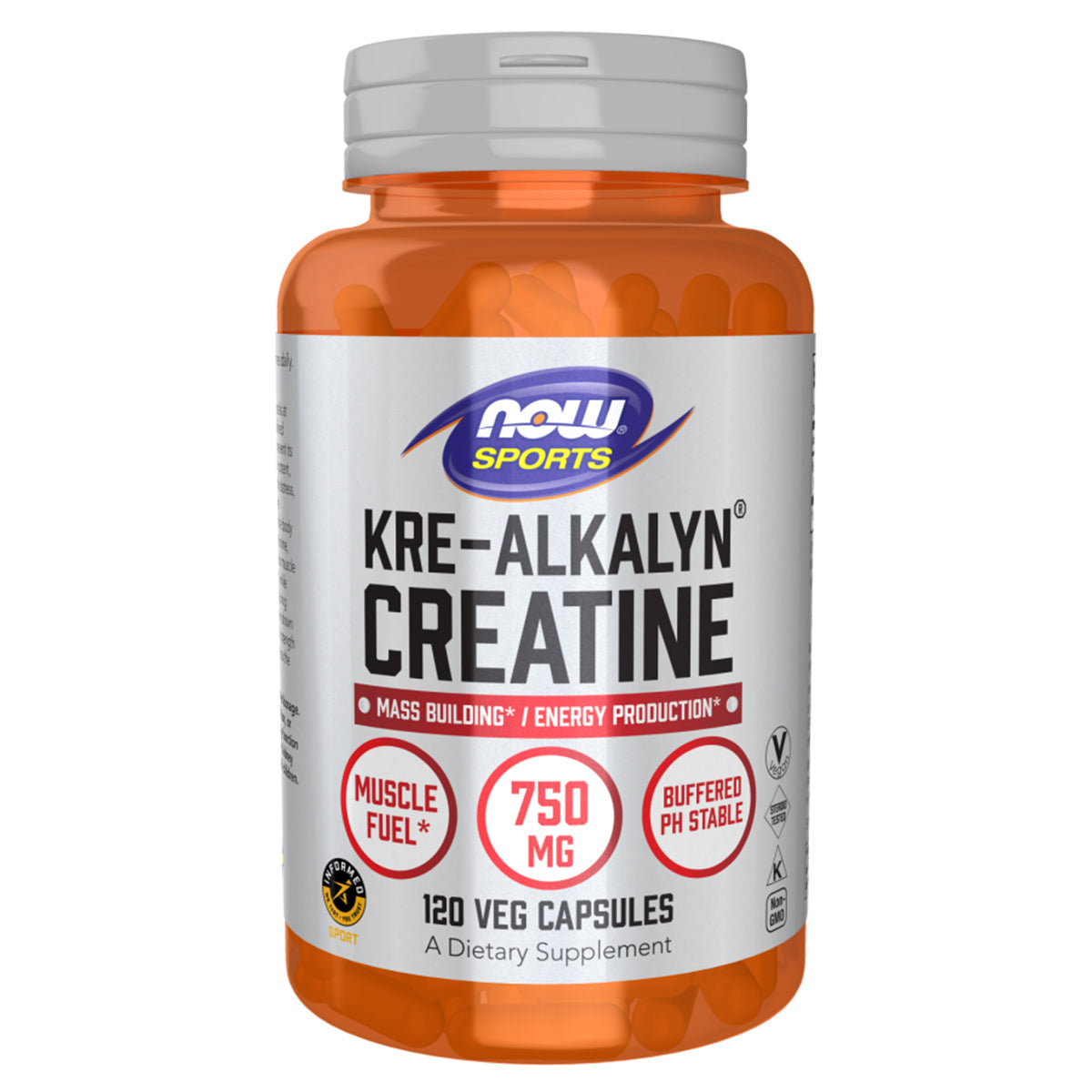NOW Kre-Alkalyn 750 mg 120 capsules