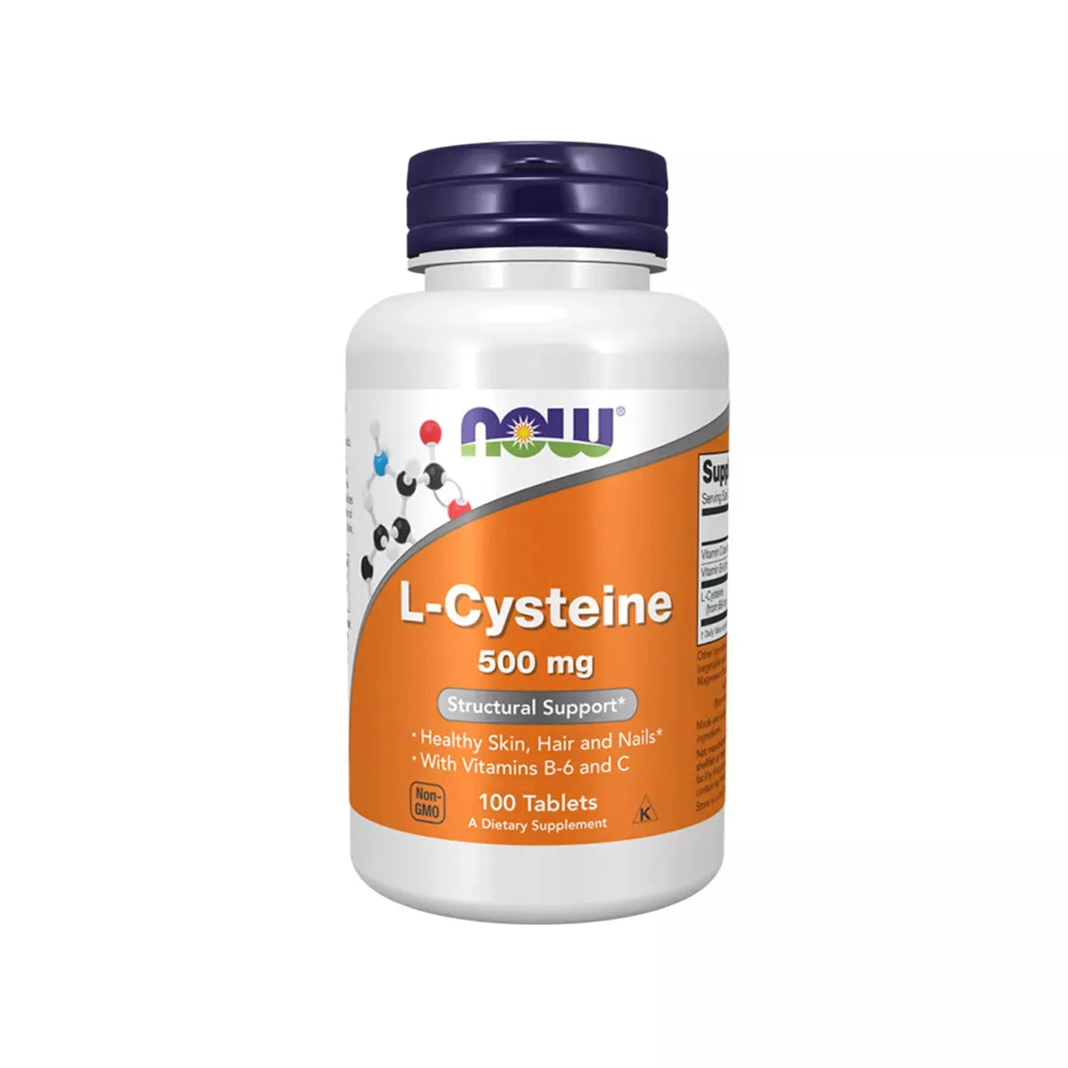 Now - L-Cysteine 500 mg Tablets - GOLDFARMACI