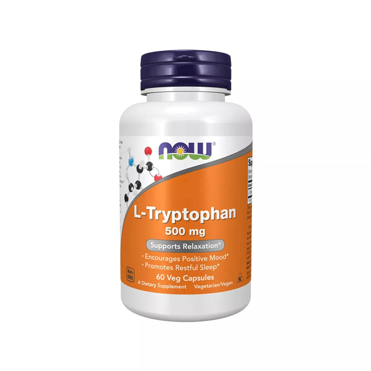 Now - L-Tryptophan 500mg - GOLDFARMACI
