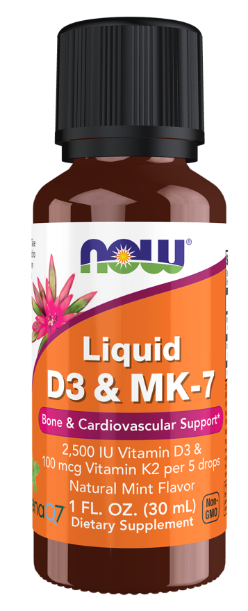 NOW Liquid D3 & MK-7 30 mL