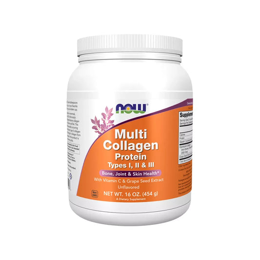 NOW - Multi Collagen Protein Types I, II & III Powder