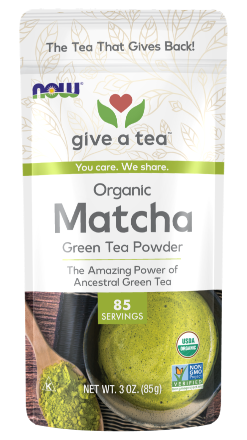 NOW Organic Matcha Green Tea Powder 85 g