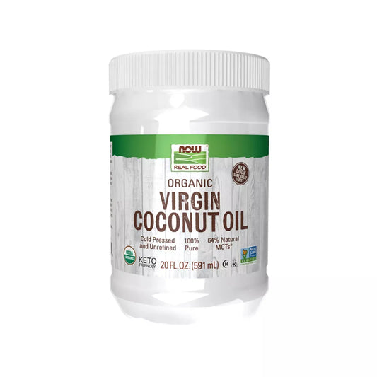 Now - Organic Virgin Coconut Oil - GOLDFARMACI