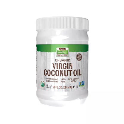 Now - Organic Virgin Coconut Oil - GOLDFARMACI