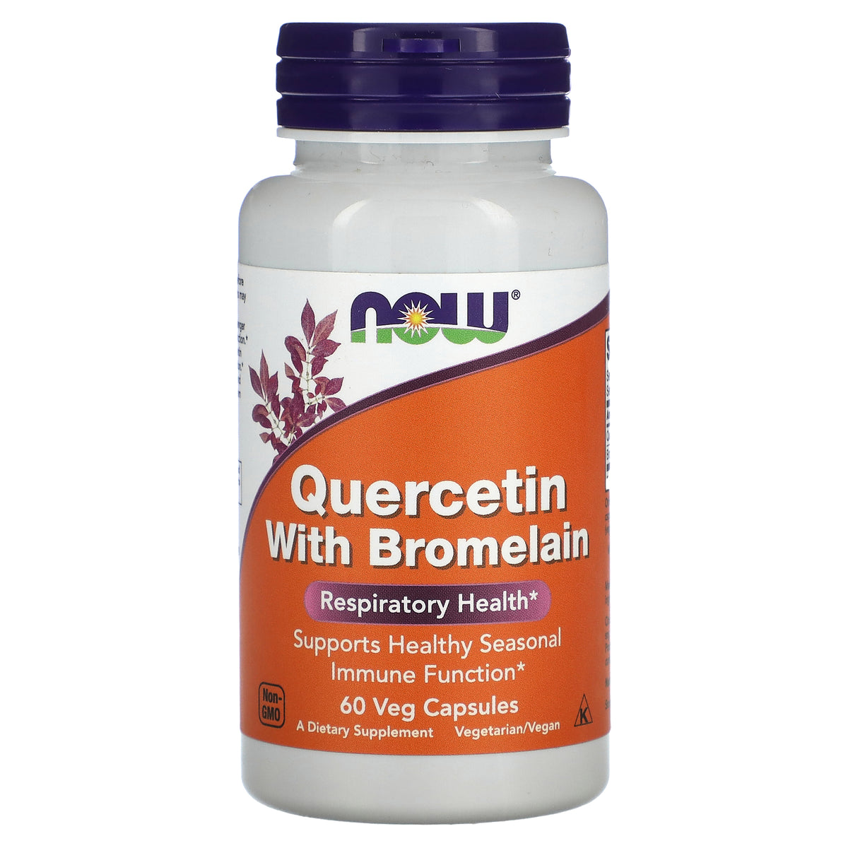 NOW Quercetin with Bromelain 60 Veg Capsules