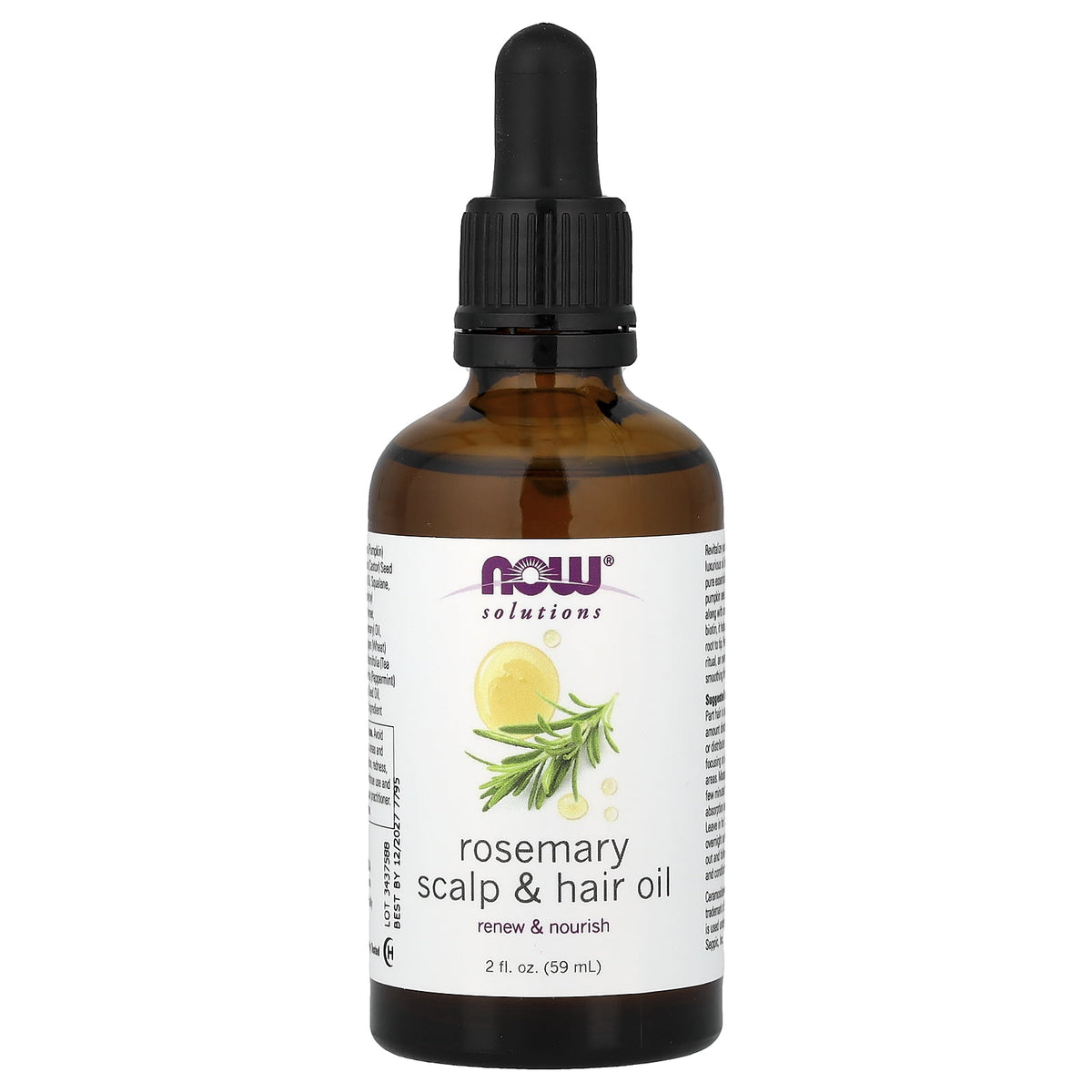 NOW Solutions Rosemary Scalp & Hair Oil 59 ml