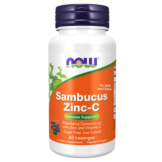NOW Sambucus Zinc-C 60 lozenges