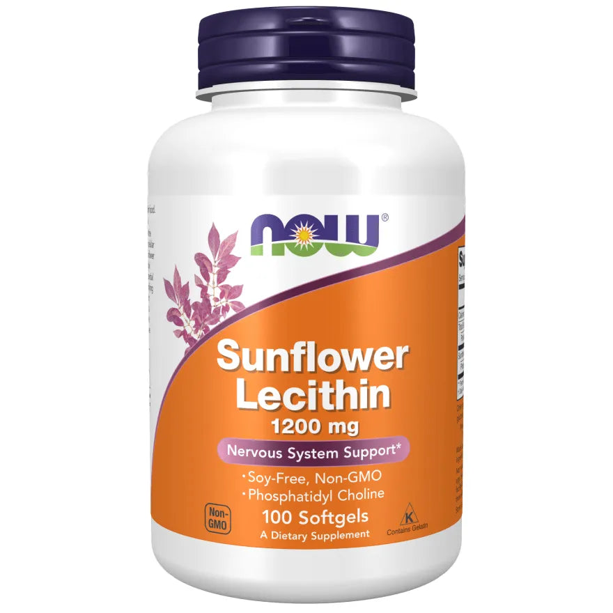 Now - Sunflower Lecithin 1200 mg - GOLDFARMACI