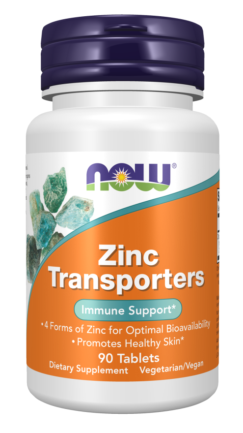 NOW Zinc Transporters 22 mg 90 tablets