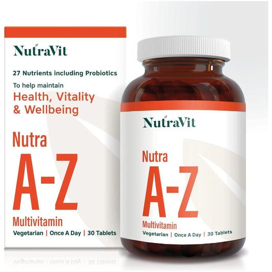 NutraVit - Nutra A-Z| Vegetarian Multivitamins & Minerals - GOLDFARMACI