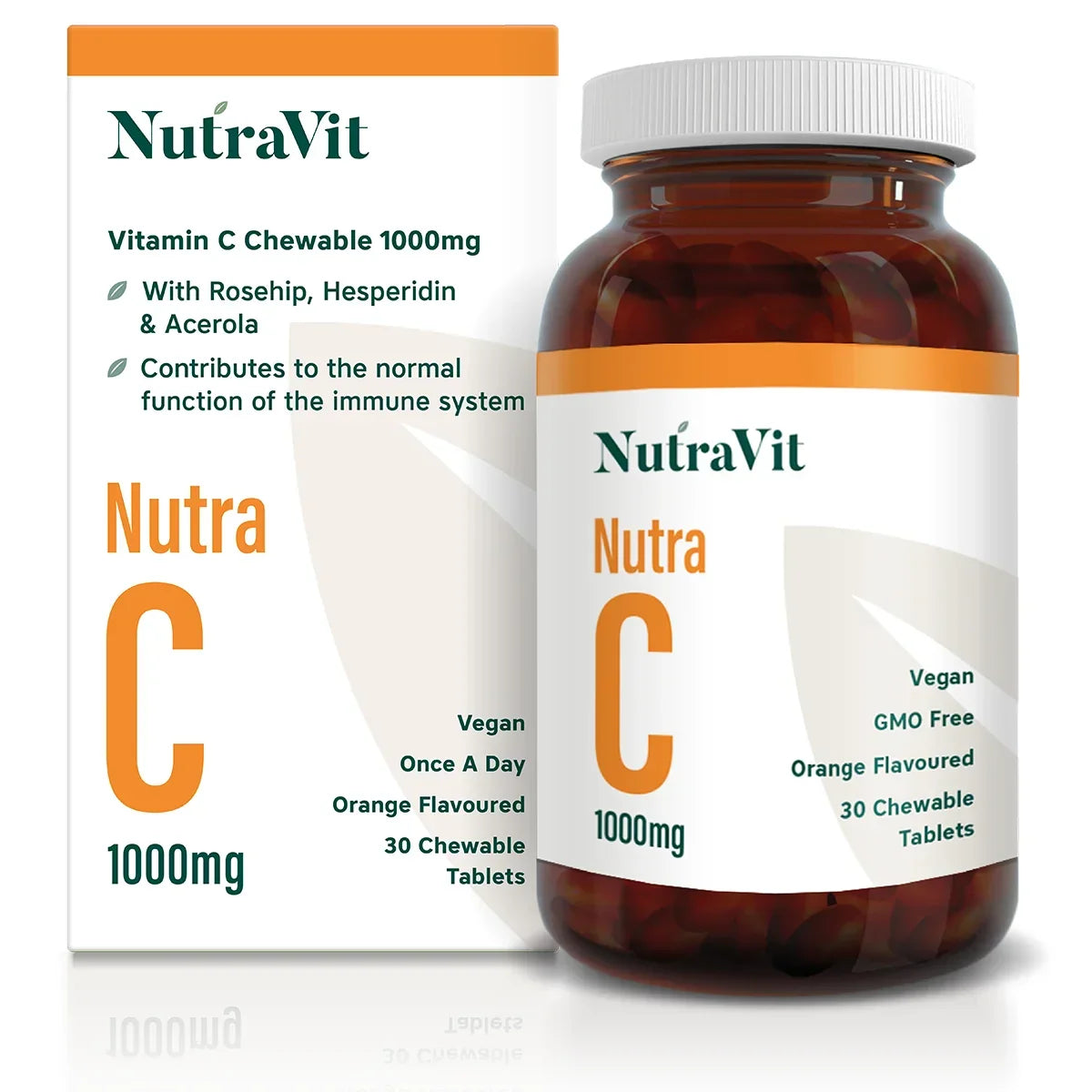 NutraVit - Nutra C 1000mg Chewable Tablet - GOLDFARMACI