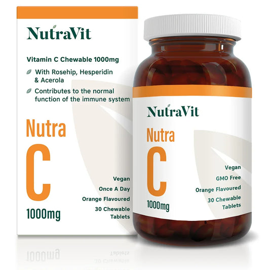 NutraVit - Nutra C 1000mg Chewable Tablet - GOLDFARMACI